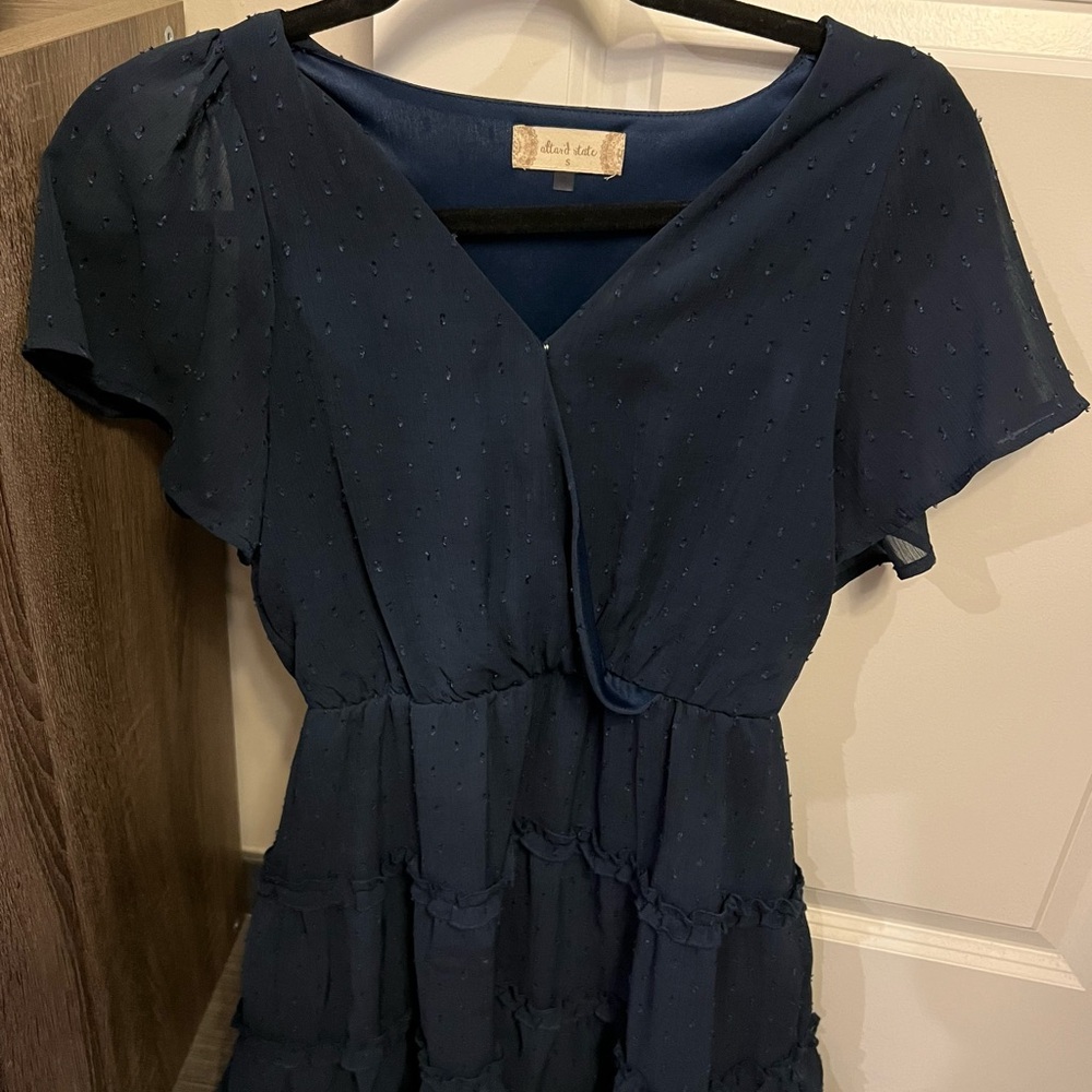 Altar'd State Navy Blue Dress